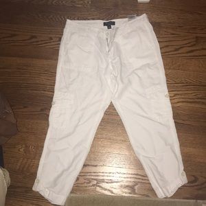 Banana republic linen capris
